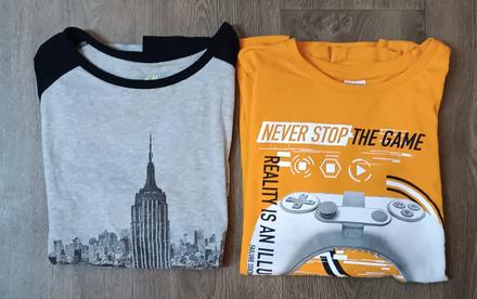 2x chlapecká trika h&m, chapter young, 170/176, chapter young,170