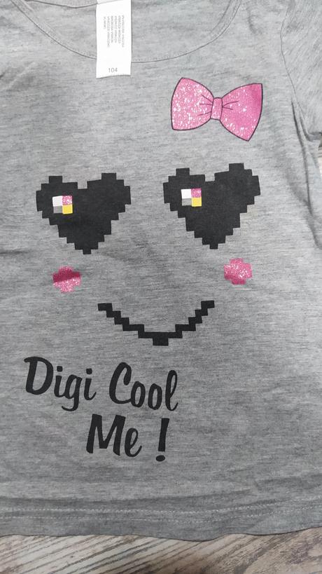 Šedé tričko dívčí krátký rukáv 104, palomino,104