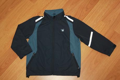 Bunda přechodová - modrá, vel. 110-116, 110