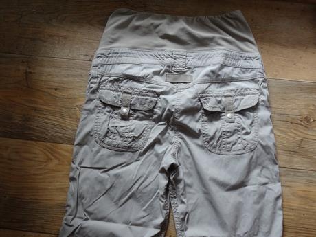 Vel.36/38, vel.s, h&m, těhotenské plátěné kalhoty, h&m,s