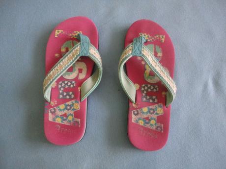 Dívčí žabky/sandály aress, vel. 31/32, d. 21,5cm, 32