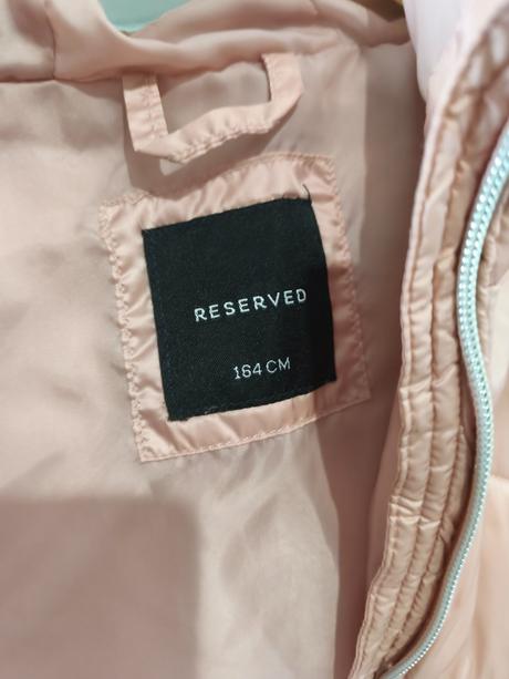 Světle růžová prošívaná bunda xs / 164, reserved,164