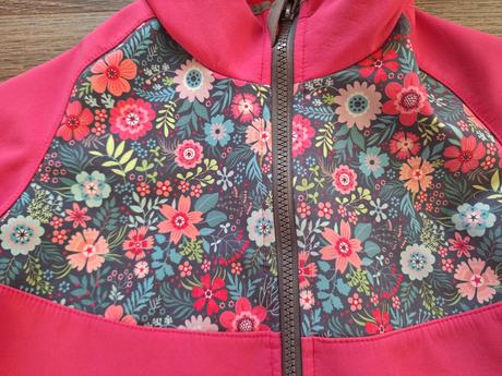 Unuo růžová softshellová bunda s fleecem 122/128, unuo,122