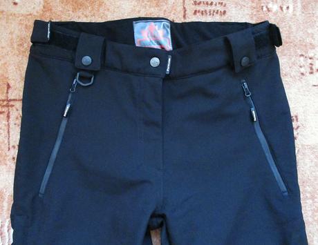 Dámské černé zimní softshellové kalhoty envy l 40, envy,l