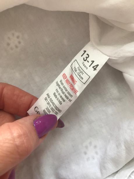 Ob/tunika letní bílá - v.13/14 let, george,164