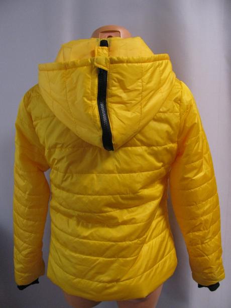 Přechodní prošívaná bunda s kapucí, m