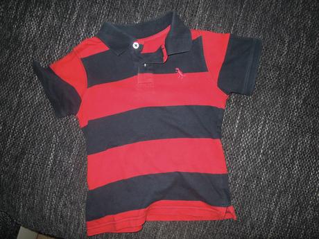 Dětské frajerské tričko s límečkem, c&a,110