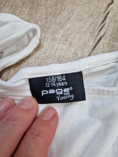 Dívčí triko s netopýřími rukávy, 164