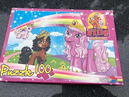 Puzzle filly konicci 100 dilu, 