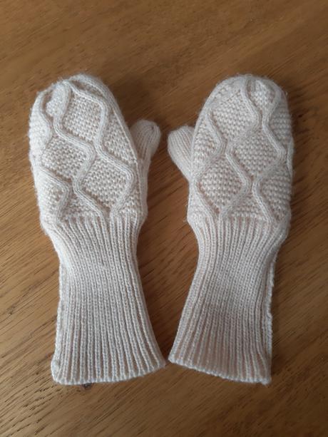 H&m pletené zateplené rukavičky, h&m,74