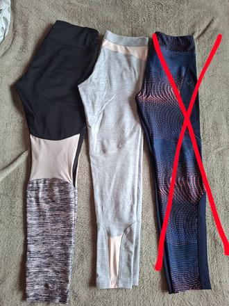 2 x leginy, decathlon,164