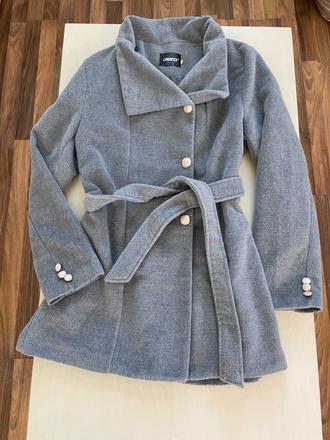 Teplý šedý kabátek, vel xxl ale spíše m/l, owind, l
