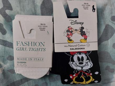 Punčochy minnie mouse + silonky, calzedonia,140