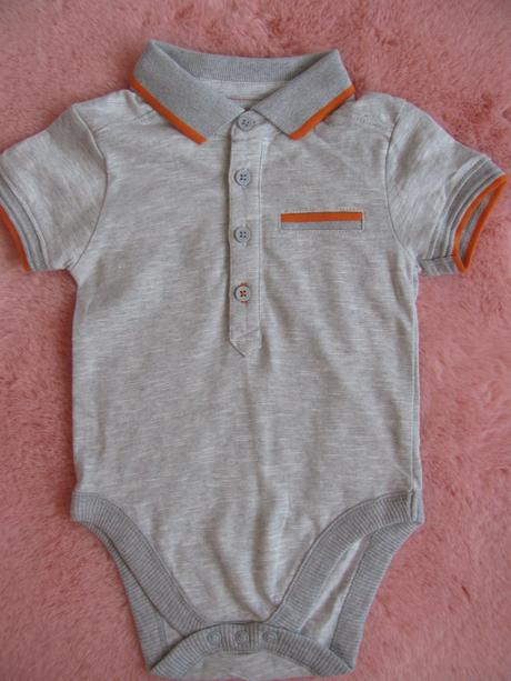 Luxusní kojenecké body s límečkem, george,80