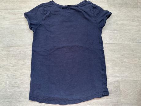 Dívčí tričko motýl, měnící se flitry, h&m, vel.134, h&m,134