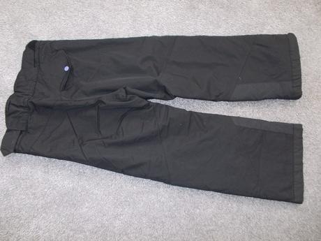 Černé oteplovačky / oteplováky, vel.134/140, h&m,134