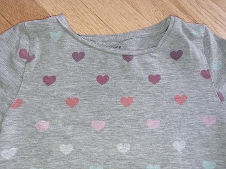 Tričko se srdíčky, h&m,98