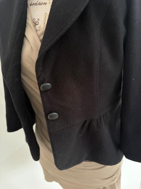 Teple cerne sako 3/4 rukáv amisu 34, amisu,34