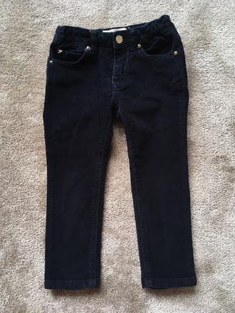 Kalhoty, manžestráky zara, zara,98