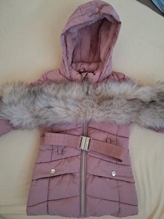 Kabátek starorůžová, h&m,98