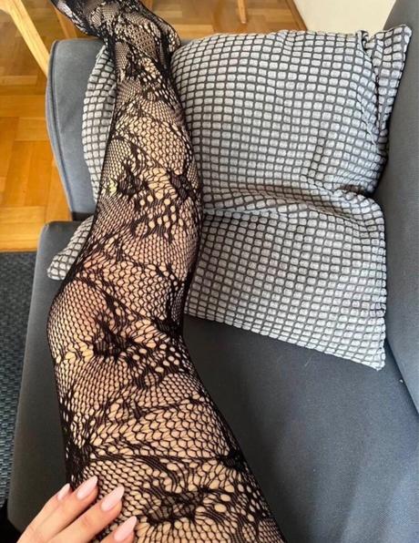 Dámská síťované silonky punčocháče vel m-xl, l / m / s / xl / xxl