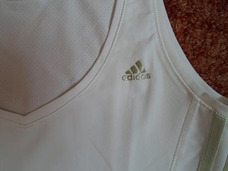 Bílé tričko tílko top adidas, adidas,l