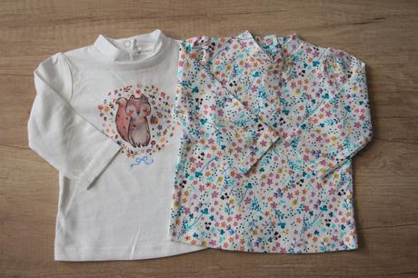 2pk triček se stojáčkem, c&a,62