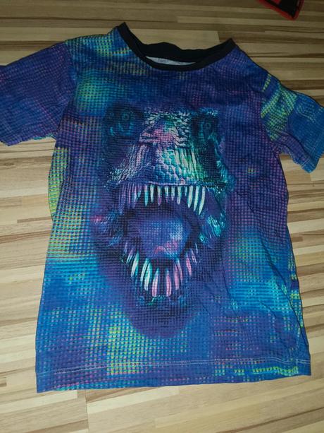 Fialové tričko s dinosaurem 116 next, next,116