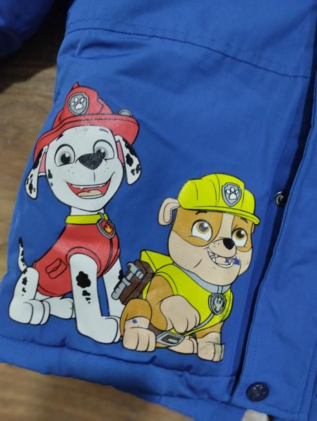 Zimní bunda tlapková patrola, nickelodeon,116