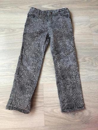 Gepardí/leopardí kalhoty s regulací v pase, 92