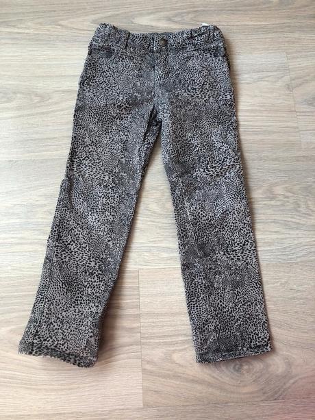 Gepardí/leopardí kalhoty s regulací v pase, 92