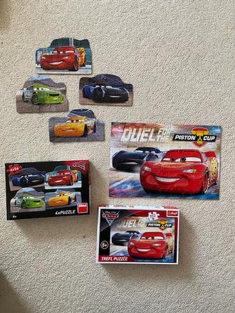 Puzzle "cars", 2 balení,