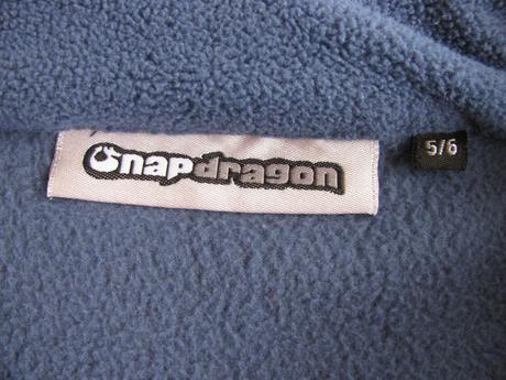 Chlapecká modrá fleecová mikina, 116