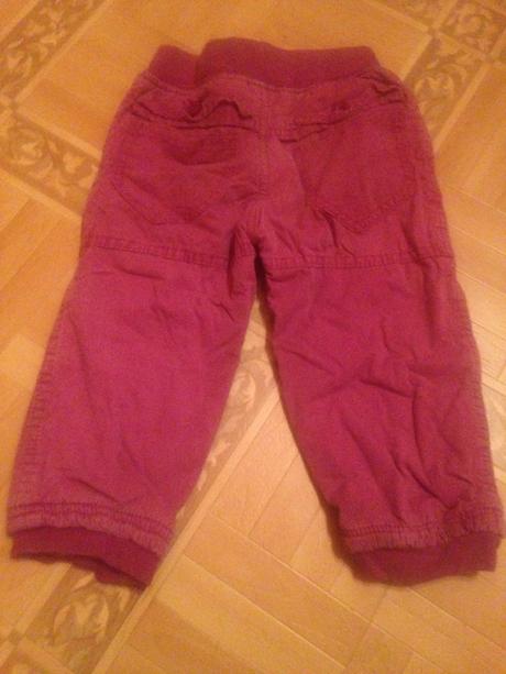 Dívčí středně teplé kalhoty víla vel. 86 - 92, 86