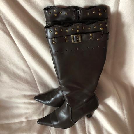 Vysoke hnede kozacky 37, 37