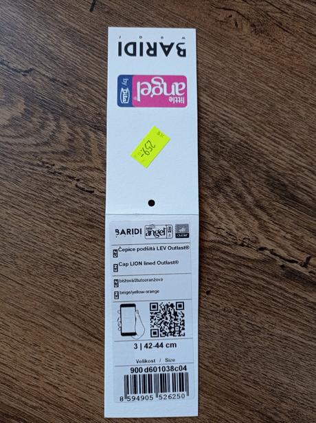 Čepice podšitá lev - vel. 3 little angel outlast, little angel®,80