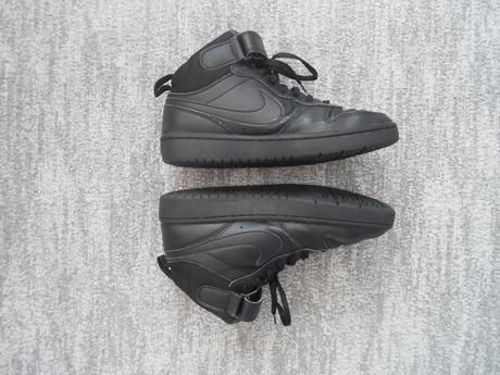 Černé kotníčkové boty tenisky botasky, nike,38
