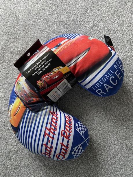 Dětský cestovní polštářek cars,