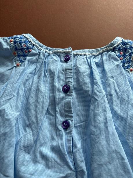 Ob/ šaty bledě modré - v. 5/6 let zn. next, next,116