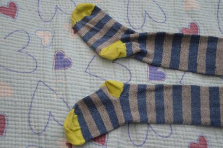 Punčošky punčocháče punčochy pruhované, f&f,104