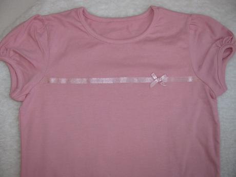 Krásné růžové bavlněné tričko, mothercare,122
