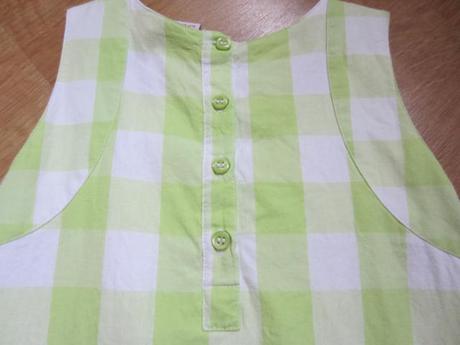 Kostkované, kárované letní šaty, next,110