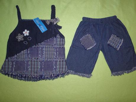 5ks v.92 nový komplet s cedulkou, tílko + kraťásky, 92