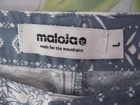 Letní pohodlné bavlněné 7/8 kalhoty maloja, l