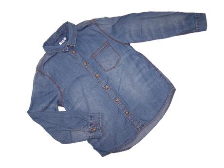 Chlapecká riflová košile vel.134/140, 134