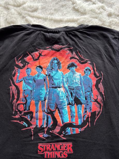 Triko černé stranger things - v.xs, xs