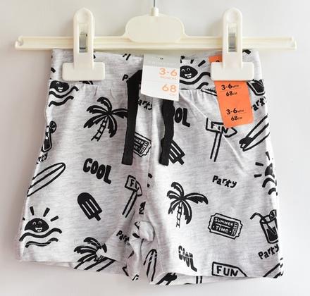 Kraťasy vel. 3 - 6 m, primark,68
