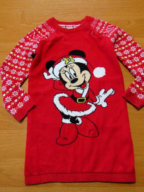 Krásné vánoční šatičky vel 98-104, disney,104