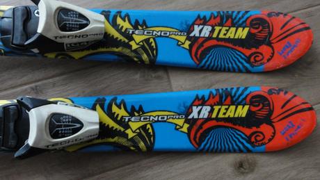 Dět. lyže tecno pro xr team 90 s vázáním, 90-99 cm