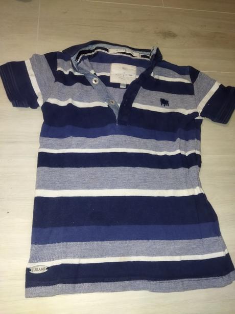 Pruhované modré tričko 110 jasper, 110